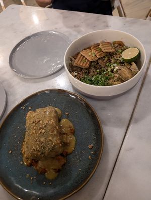 Lasagna, kimchi pad thai at Planet Terra - Ibis Hotel Dubai in Dubai