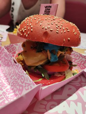 Daddy iconic burguer at Vegan Junk Food Bar -  L'Eixample in Barcelona