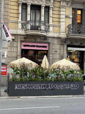 Exterior   at Vegan Junk Food Bar -  L'Eixample in Barcelona