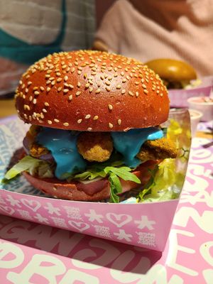 Daddy burger at Vegan Junk Food Bar -  L'Eixample in Barcelona