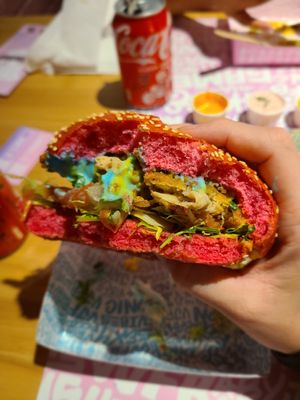 Daddy burger at Vegan Junk Food Bar -  L'Eixample in Barcelona