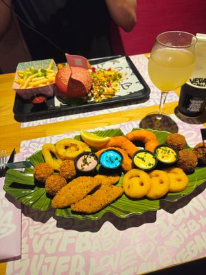 Sumo platter (full size) to share or alone! at Vegan Junk Food Bar -  L'Eixample in Barcelona
