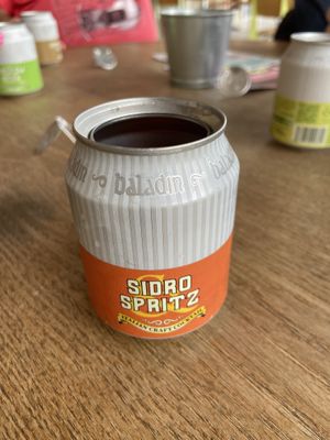 Sidro Spritz in lattina  at Baladin in Piozzo