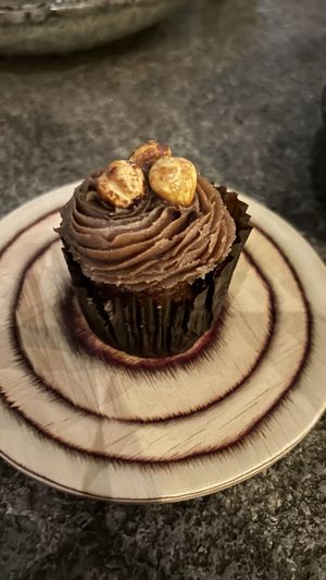 Vanilla cupcakes  at Honest Greens - Barceloneta in Barcelona