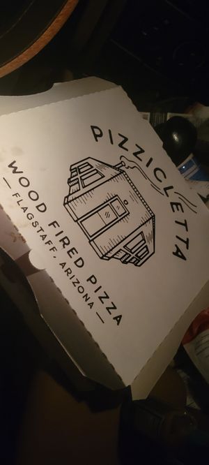 Fantastic pizza at Pizzicletta - Pheonix in Flagstaff