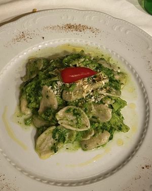 Orecchiette (omitting anchovies)  at Osteria del Tempo Perso in Ostuni