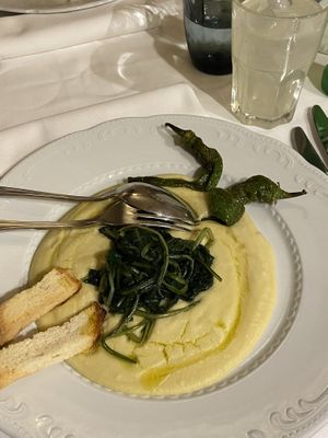 Fava bean spread  at Osteria del Tempo Perso in Ostuni