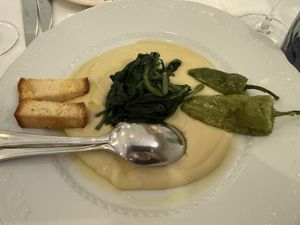 fava bean spread  at Osteria del Tempo Perso in Ostuni