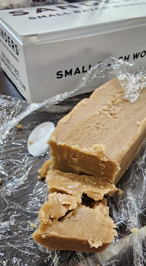 Peanut butter fudge at Sanders Chocolate & Ice Cream Shops in Mackinac Island