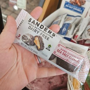 Dairy Free seasalt caramels! at Sanders Chocolate & Ice Cream Shops in Mackinac Island