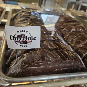 Dairy Free Fudge! at Sanders Chocolate & Ice Cream Shops in Mackinac Island