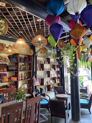   at Lanterns Coffee in Hoi An