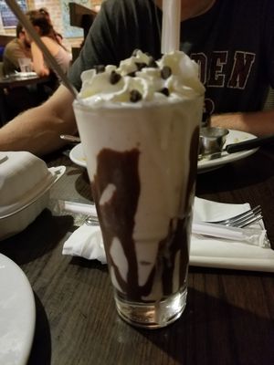 Cookie dough shake at The Chicago Diner - Logan Square in Chicago