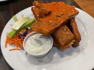 Buffalo wings   at The Chicago Diner - Logan Square in Chicago