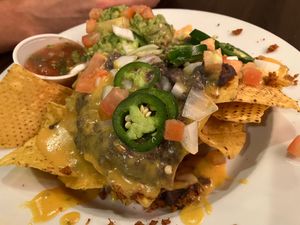 Nachos at The Chicago Diner - Logan Square in Chicago