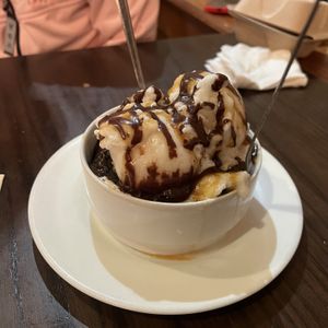s’mores brownie sundae   at The Chicago Diner - Logan Square in Chicago