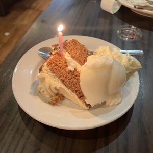 carrot cake  at The Chicago Diner - Logan Square in Chicago