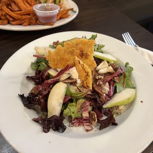 pear marscapone salad  at The Chicago Diner - Logan Square in Chicago