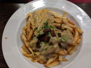 Poutine at The Chicago Diner - Logan Square in Chicago