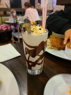 Milkshake at The Chicago Diner - Logan Square in Chicago