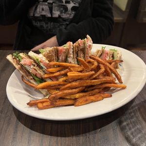 smoked tofu club  at The Chicago Diner - Logan Square in Chicago