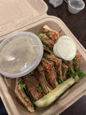 Smoked Tofu Club  at The Chicago Diner - Logan Square in Chicago