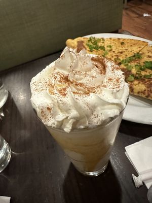 Cinnamon roll milkshake  at The Chicago Diner - Logan Square in Chicago