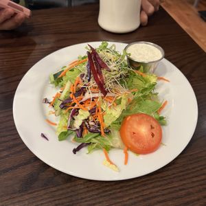 side salad w ranch  at The Chicago Diner - Logan Square in Chicago