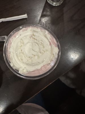 Drool worthy strawberry milkshake   at The Chicago Diner - Logan Square in Chicago