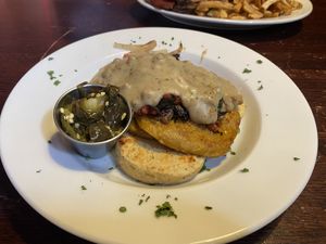 Country Benedict  at The Chicago Diner - Logan Square in Chicago