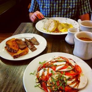 Vegan Caprese and more at The Chicago Diner - Logan Square in Chicago