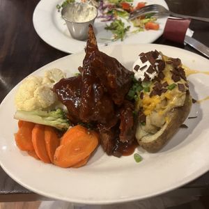 bourbon bbq tips must try pls get these  at The Chicago Diner - Logan Square in Chicago