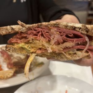 radical reuben cross section  at The Chicago Diner - Logan Square in Chicago