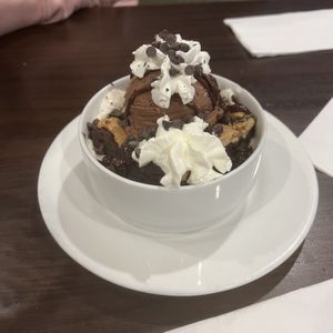 s’mores brownie sundae  #Veganuary at The Chicago Diner - Logan Square in Chicago