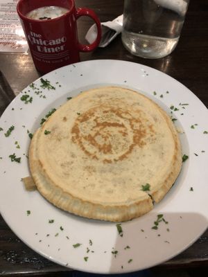 Pot pie   at The Chicago Diner - Logan Square in Chicago