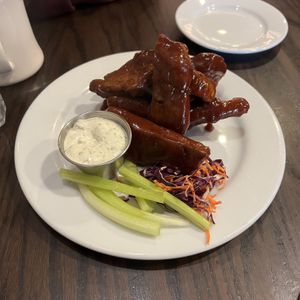 bbq seitan wings  at The Chicago Diner - Logan Square in Chicago