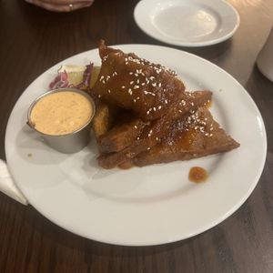 thai chili wings  at The Chicago Diner - Logan Square in Chicago