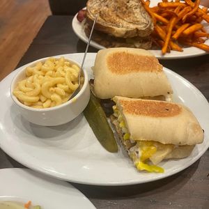 cuban and mac n teese at The Chicago Diner - Logan Square in Chicago