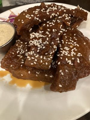 Thai wings at The Chicago Diner - Logan Square in Chicago