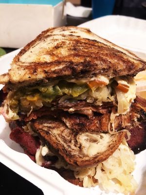 The Radical Reuben at The Chicago Diner - Logan Square in Chicago