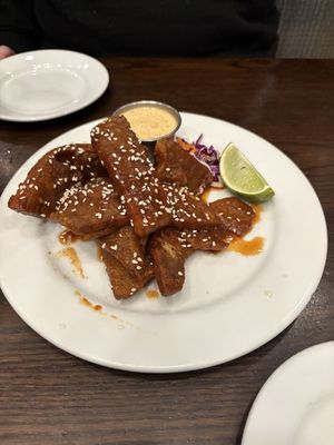 Thai Wings (must have!)  at The Chicago Diner - Logan Square in Chicago