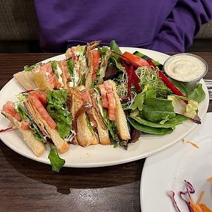 smoked tofu club at The Chicago Diner - Logan Square in Chicago