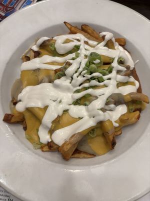 poutine! at The Chicago Diner - Logan Square in Chicago