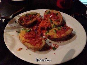 potato skins at The Chicago Diner - Logan Square in Chicago