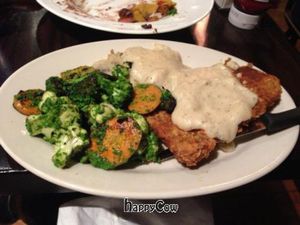 country fried steak at The Chicago Diner - Logan Square in Chicago