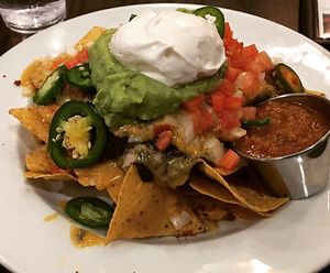 The best vegan nachos ever IMHO at The Chicago Diner - Logan Square in Chicago