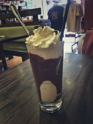 Cookie dough milkshake at The Chicago Diner - Logan Square in Chicago
