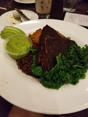 Blackened tofu at The Chicago Diner - Logan Square in Chicago