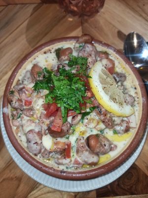 Ful Medames with Tahini (main course) at Damasqino in Almada