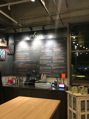 menu at Plum Pantry in Seattle